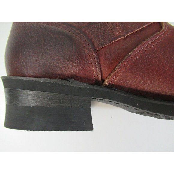 Made in USA Maxitred Oil Resitant Boots Brown Distressed Size 7M - Picture 5 of 12